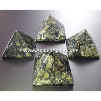 Kambaba Jasper Baby Pyramid - Unique Healing Crystal for Your Home