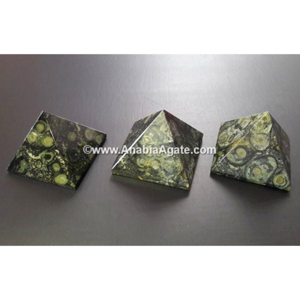 Kambaba Jasper Baby Pyramid - Unique Healing Crystal for Your Home