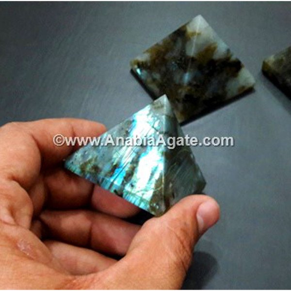 Labradorite Baby Pyramid - Handcrafted Gemstone Décor
