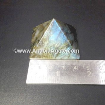Labradorite Baby Pyramid - Handcrafted Gemstone Décor