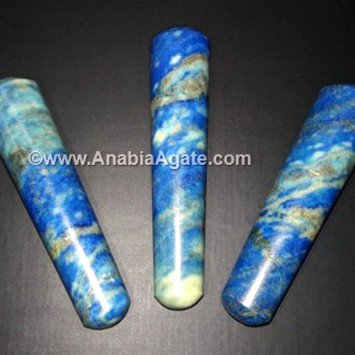Lapis Lazuli Smooth Massage Wand - Natural Healing Crystal