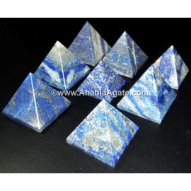 Lapis Lazuli Gemstone Pyramid - Enhance Your Space with Natural Beauty