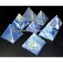 Lapis Lazuli Gemstone Pyramid - Enhance Your Space with Natural Beauty