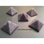 Lepidolite Gemstone Pyramid - Healing Crystal for Calmness and Balance