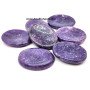 Lepidolite Worry Stones - Soothing Crystal Palm Stones for Anxiety Relief