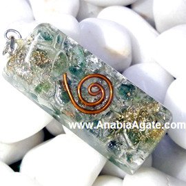 Mica Agate Capsule Orgone Pendant - Enhance your Energy