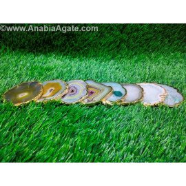 Mix Gemstones 2 Inch Coasters Wholesale
