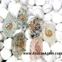 Mix Flat Eye Shaped Orgone Pendants | Energy Healing Crystals