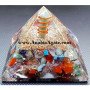 Mix Gemstone Orgone Pyramid With Green Aventurine Point