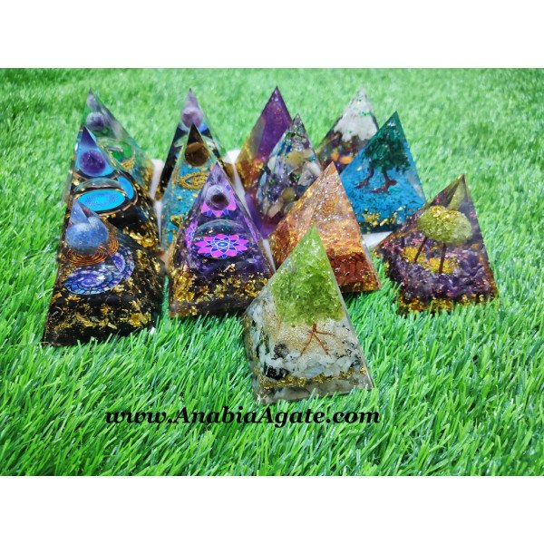 Mix Orgonite Long Pyramids for Positive Energy