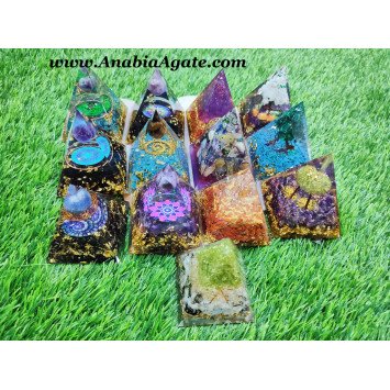 Mix Orgonite Long Pyramids for Positive Energy