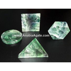 Rainbow Fluorite Charging Plates - Crystal Energy Plates