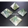 Moss Agate Gemstone Pyramids - Enhance Your Space
