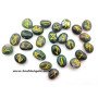 Moss Agate Engraved Rune Set