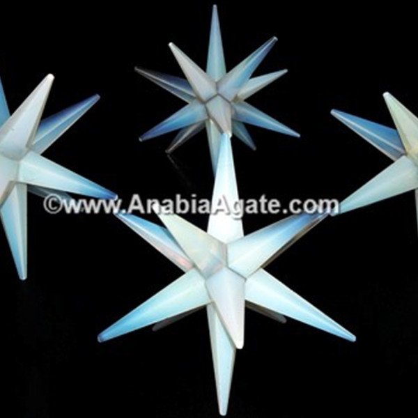 Opalite 12 Point Star