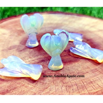 Opalite 1 Inch Angel Figurines - Beautifully Crafted Angel Figurines