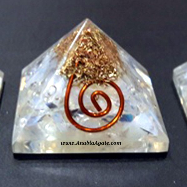 Opalite Orgone Baby Pyramid - Energy Healing Crystal