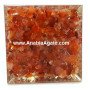 Orange Aventurine Orgone Ganesha Pyramid - Enhance Prosperity and Remove Obstacles