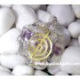 Orgone Flower Pendant with Metal Reiki | Energy Healing and Chakra Balancing Jewelry