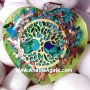 Orgone Heart Pendant with Metal Tree of Life | Healing Crystal Necklace
