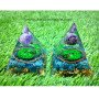 Tree Of Life Orgone Pyramid With Amethyst Sphere