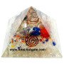 Orgone Pyramid with Crystal Point - Amplify Positive Energy and Balance EMF