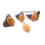 Orange Aventurine Oval Shape Wire Wrapped Pendant - Handcrafted Jewelry