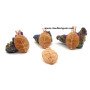 Orange Aventurine Oval Shape Wire Wrapped Pendant - Handcrafted Jewelry