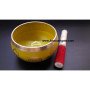 Tibetan Solar Plexus Chakra Singing Bowl with Leather Stick