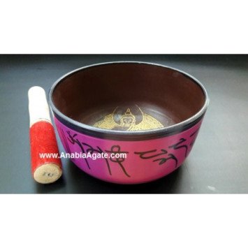 Tibetan Aluminium Singing Bowl for Meditation and Healing 6 Inches