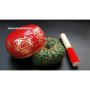 Tibetan Root Chakra Singing Bowl with Cushion and Leather Stick | Mindfulness Meditation Tool