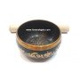 Tibetan Singing Bowl with Five Embossed Buddha (4 Inch) - Healing Meditation Instrument
