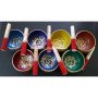 Tibetan Chakra Singing Bowl 4 Inch Set with Leather Sticks