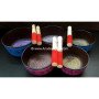 Tibetan Aluminium Singing Bowl Set with Leather Sticks (Set of 5)