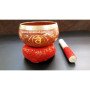 Tibetan Sacral Chakra Singing Bowl with Cushion and Leather Stick