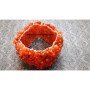Red Carnelian Chips Wristbands - Handmade Gemstone Jewelry