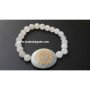 Green Aventurine Anahata Engraved Bracelet - Natural Healing Crystal Jewelry