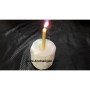 Selenite Candle Holder - Natural Crystal Decor