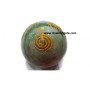 Green Aventurine Usui Engraved Sphere