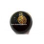 Black Obsidian Engraved Usui Reiki Sphere - Healing Crystal for Energy Balancing