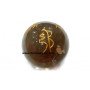 Smoky Quartz Usui Engraved Sphere - Beautiful Crystal Healing Tool