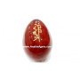 Red Jasper Usui Engraved Eggs for Energy Healing and Meditation