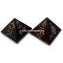 Wholesale Black Jasper Reiki Engraved Pyramid - Healing Crystal for Energy Alignment