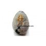 Rainbow Moonstone Usui Reiki Engraved Egg - Healing Crystal Energy