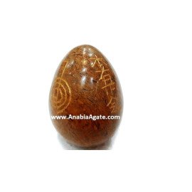 Miriam Gemstone Usui Engraved Eggs - Exquisite Handcrafted Gemstone Eggs