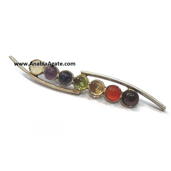 Seven Chakra Metal Pendant - Balance Your Energy Centers