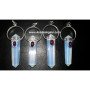 Opalite Double Point Pencil Pendants with Garnet