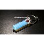 Opalite Double Point Pencil Pendants with Garnet