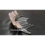 Rose Quartz Pencil Points Silver Tiara | Elegant Crystal Headpiece