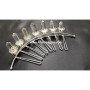 Crystal Quartz Pencil Points Silver Tiara - Unique Handcrafted Jewelry